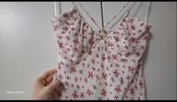 sommerkleid bershka weiß mit rosa blumen lang und offener rücken Dresden - Cotta Vorschau
