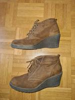 * wie NEU * Keilabsatz Wedges Gr. 39 Marco Tozzi braun Wildleder Baden-Württemberg - Kuppenheim Vorschau