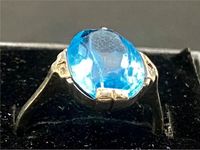 Prächtiger Vintage Ring Silber 835 mi blauem Stein Gr.57 Nordrhein-Westfalen - Oberhausen Vorschau