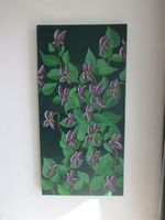 Bild "Blumengedicht" auf Leinwand/Keilrahmen Acrylfarben Unikat Baden-Württemberg - Unterensingen Vorschau