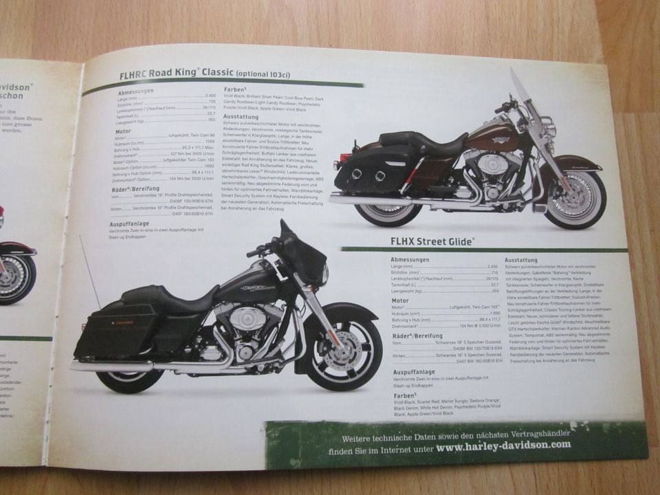 2011 Harley-Davidson Motorradkatalog Taschenbuch in Ostfildern
