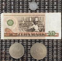 Zehn und 20 DDR Münzen und zehn Mark DDR Geldscheinen Brandenburg - Hennigsdorf Vorschau