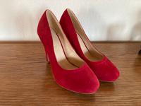 Buffalo High Heels - Rote Wildleder Pumps Hessen - Wettenberg Vorschau