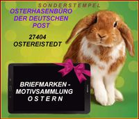 Briefmarken, Briefumschläge, Postkarten mit Sonderstempel-Ostern- Saarland - Schwalbach Vorschau