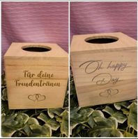 Taschentuchbox Freudentränen individuell personalisiert Bayern - Lamerdingen Vorschau