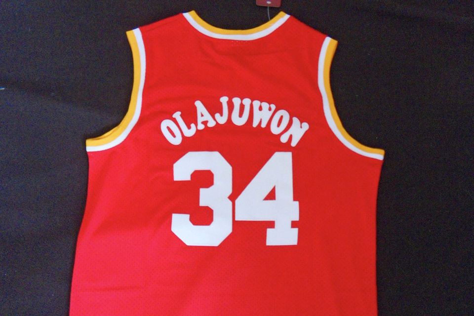 Hakeem Olajuwon Houston Rockets Trikot Rot in Köln