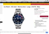 Ice-Watch - ICE steel - Marine silver - Large - 015775 - Blau Berlin - Köpenick Vorschau