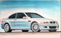 BMW E46 M3 Coupe selbstgemaltes Bild Niedersachsen - Friesoythe Vorschau