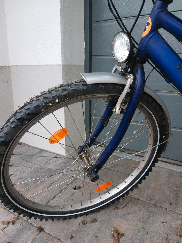 Fahrrad Mountainbike 26 blau matt in Winnweiler