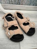 Zara Teddy Sandalen 37 beige schwarz Rheinland-Pfalz - Mainz Vorschau