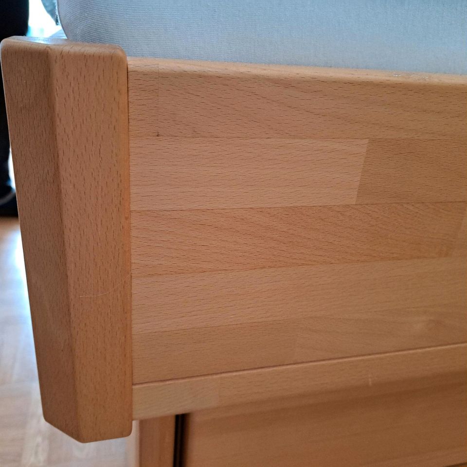 Köln- Massiv Holz Doppelbett 180x200 mit 10 großen Schubladen in Köln