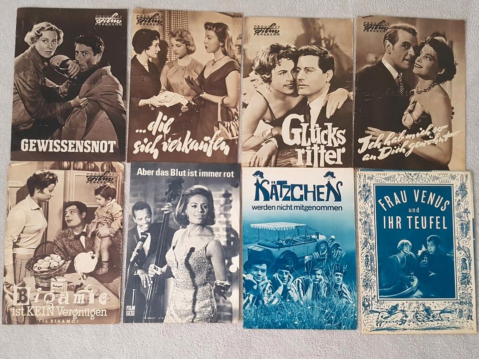 Filmplakate/Filmprogramme für Sammler abzugeben  1956 - 1967 in Burg (Spreewald)