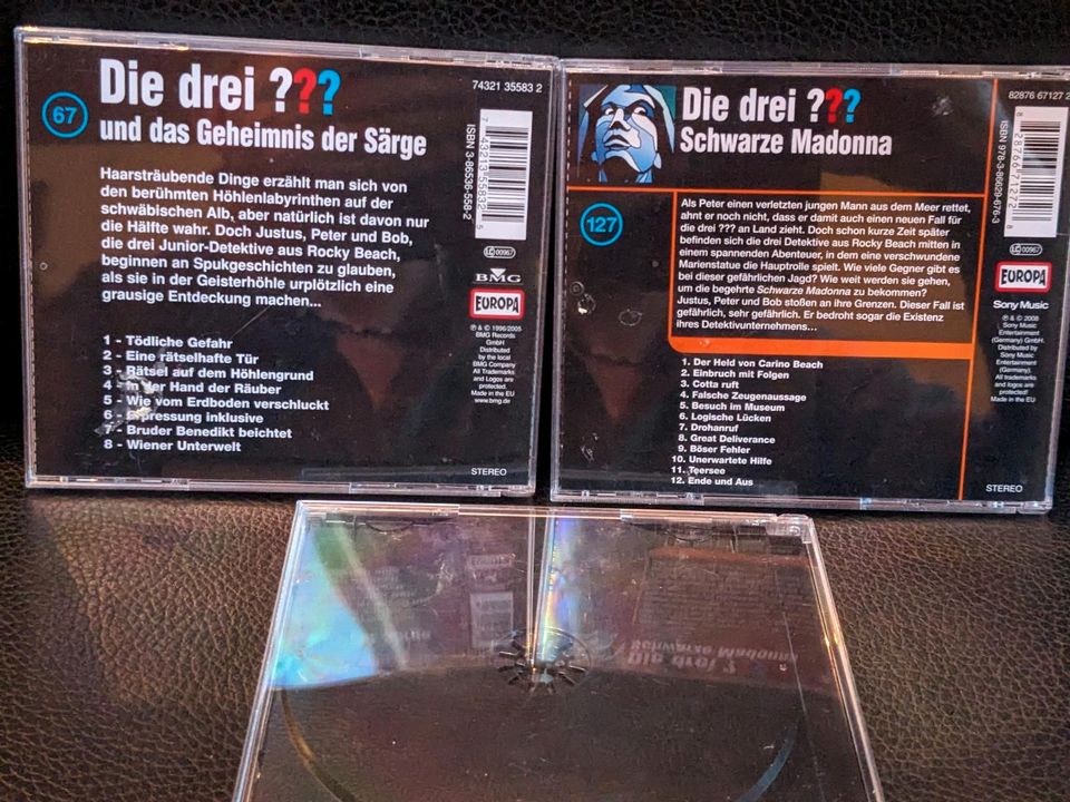 Die drei???/Die drei Fragezeichen, 3 CDs, 1 Buch in Hannover