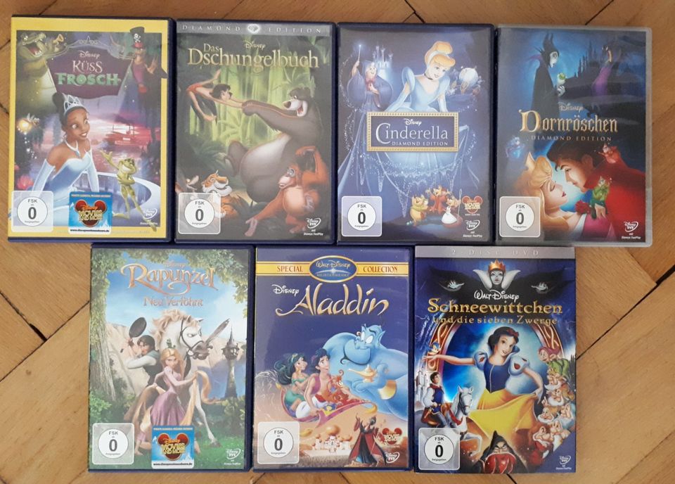 Über 30 Disney Märchen Konvolut DVD Sammlung Kinder Jugend Filme in Leipzig