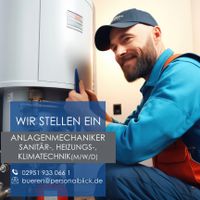 Anlagenmechaniker - Sanitär-, Heizungs- und Klimatechnik (m/w/d) Nordrhein-Westfalen - Büren Vorschau