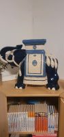 Vintage Blumenhocker Elefant blau Keramik Niedersachsen - Westerholt Vorschau