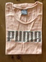 T-Shirt aprikot/orange mit Aufdruck von „Puma“  Shirt Größe 40 Bayern - Nandlstadt Vorschau