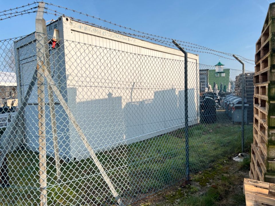 ♦️Lager-/Bau-/Blech Container mit Tür,Fenster&Heizung gebraucht in Hemslingen