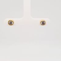 Gold Ohrstecker 750/18kt mit Zirkonia Ohrschmuck Goldschmuck Kiel - Mitte Vorschau