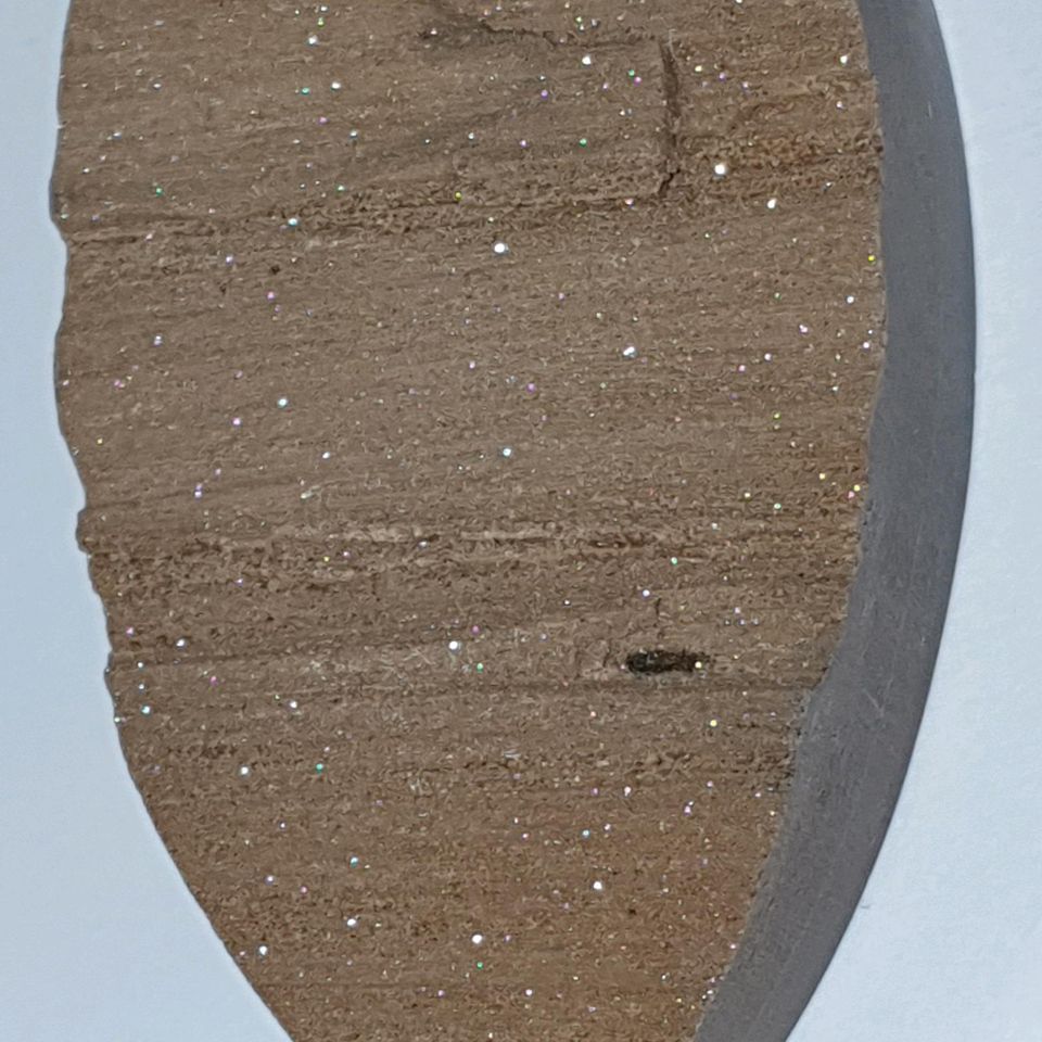 Echter kristallisierter Stein Holz Anhänger ( 50 x 24 mm ) Leder in Recklinghausen