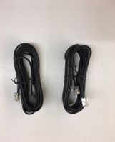 2 Kabel mit Westernstecker, NEU - Gesamtpreis Berlin - Zehlendorf Vorschau