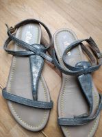 Neuw. Vintage -Goldene Sandalen von s'Oliver Gr.37 Baden-Württemberg - Bollschweil Vorschau