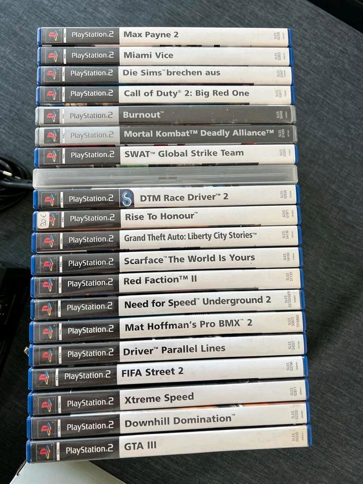 Playstation 2 mit 31 Spielen in Nordwestuckermark