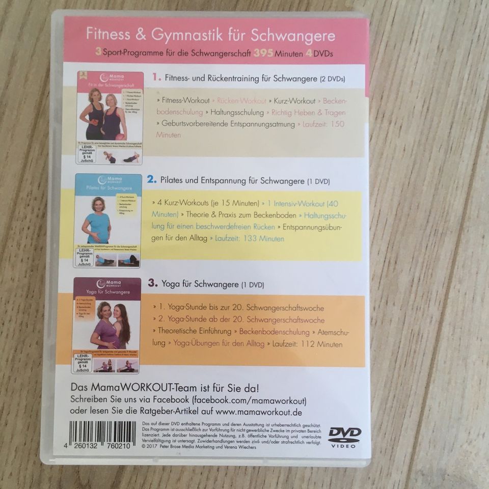 Mama Workout Pilates Yoga DVD in Oldenburg