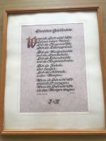 Liebesgedicht Kunstschrift Handarbeit gerahmt. Baden-Württemberg - Dornstadt Vorschau