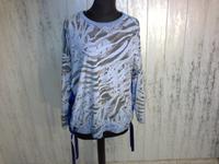 Damen Pulli Shirt mit Spitzeneinsatz Gr. 44 Tredy zukauf New Coll Hessen - Hanau Vorschau
