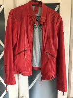 Gipsy Lederjacke Bikerstil rot Nordrhein-Westfalen - Schermbeck Vorschau