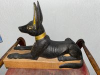 Holzfigur, Anubis 40 cm lang mit Blattgold Hand geschnitzt Rheinland-Pfalz - Kruft Vorschau