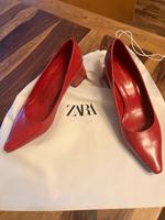 ZARA Damenschuhe Pumps Größe 41, rot München - Bogenhausen Vorschau