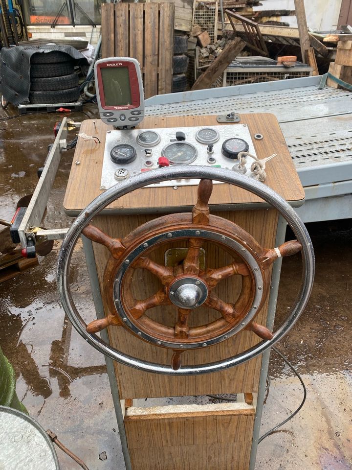 Steuerstand Motorboot Segelboot Ruder Lenkrad Boots Lenkung in Bad Liebenstein