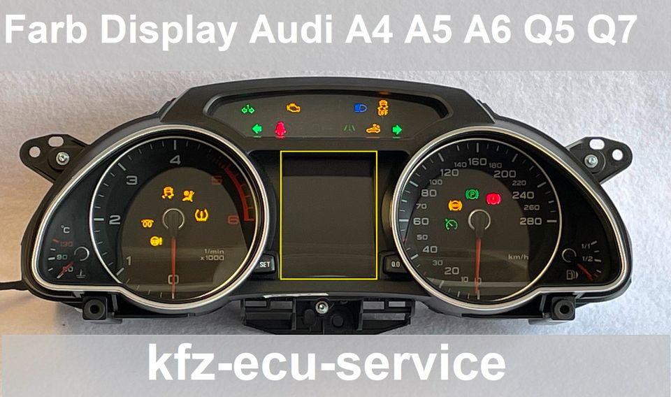 LCD Farb Display Kombiinstrument Tacho Audi 8K 8T 4F Q5 8R Q7 4L in Wolfsburg