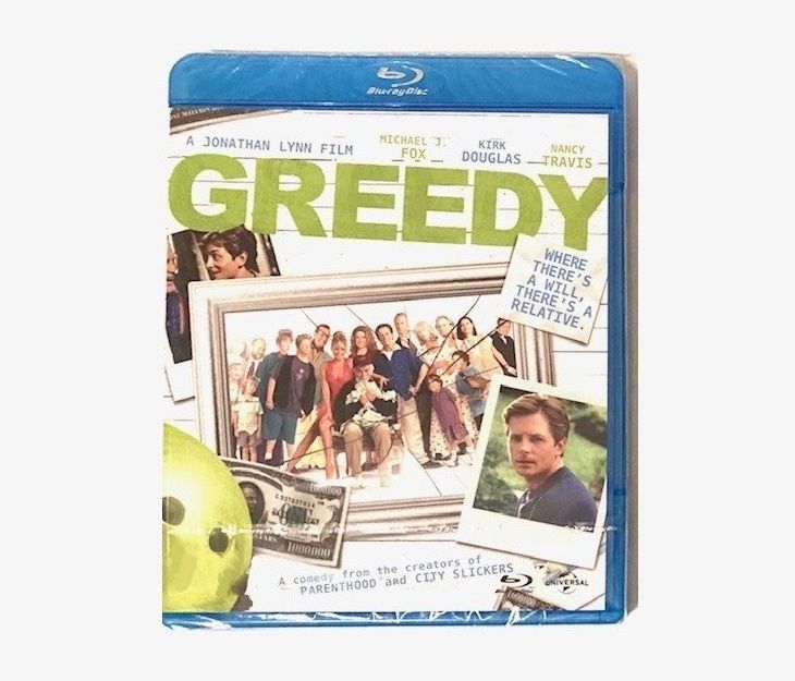 Greedy (Blu Ray inkl. Deutsch) NEU & OVP - Michael J. Fox in Berlin