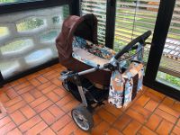 Schöner Teutonia Kinderwagen in Braun + Zubehör Baden-Württemberg - Wäschenbeuren Vorschau