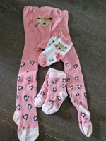 Baby Mädchen Strumpfhose + 2 Paar Socken Rosa Bär Herzen 74 80 Nordrhein-Westfalen - Erkrath Vorschau