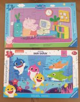 2 Rahmenpuzzle à 15 Teile, Peppa Pig, Baby Shark Nordrhein-Westfalen - Solingen Vorschau