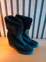 Stiefeletten Boots Stiefel 39 Keilabsatz Fell Graceland Hessen - Linden Vorschau
