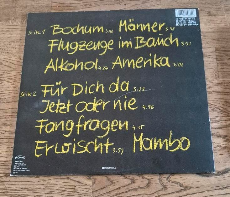 Vinyl Schallplatte Herbert Grönemeyer 4630 Bochum Picture Disc in Neumarkt i.d.OPf.
