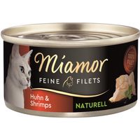 Miamor Dose Feine Filets Naturelle Huhn & Shrimps 80g 24St.23,76€ Bayern - Scheinfeld Vorschau