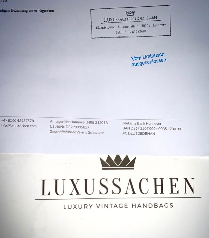 Neuw Louis Vuitton LV Speedy 35 Damier Monogramm Tasche Muttertag in Hannover