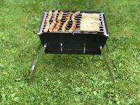 Knister-Grill zu verkaufen inkl. Fahrradhalter Holzkohlegrill Rheinland-Pfalz - Mainz Vorschau