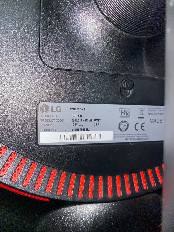 LG Gaming Monitor - 27GL63T - Defekt in Hamburg