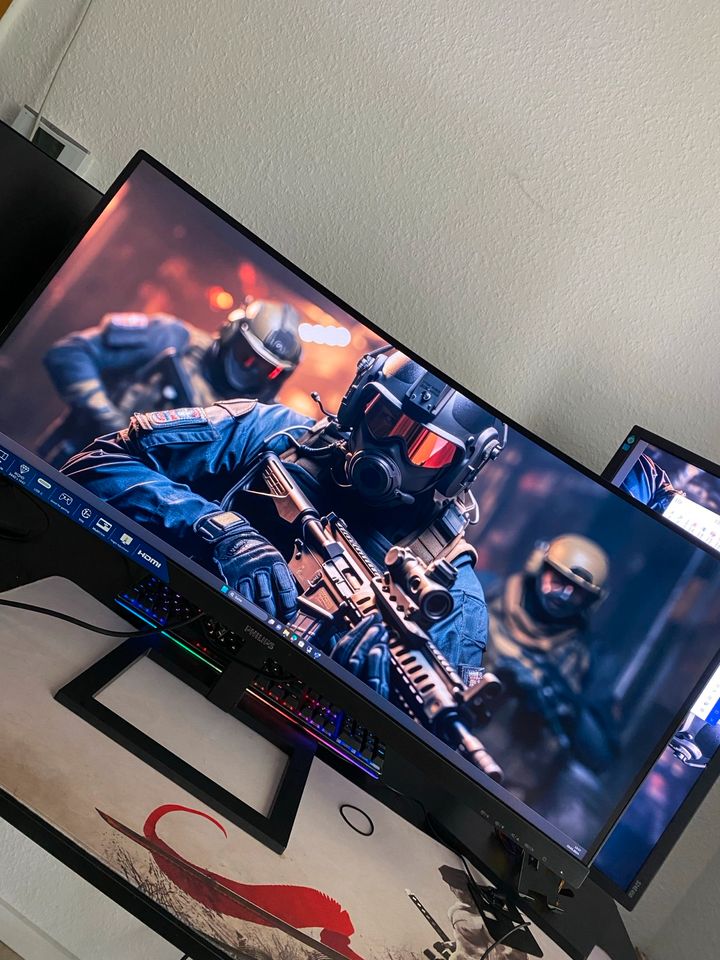 Philips Curved-Gaming-Monitor 34 Zoll 1 ms, 100 Hz in Mönchengladbach