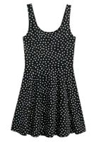 H&M Sommerkleid Minikleid schwarz weiß Punkte 42 M/L Rheinland-Pfalz - Beltheim Vorschau