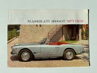 Maserati 3500 GT Gran Turismo Spyder Vignale Prospekt, selten Rheinland-Pfalz - Montabaur Vorschau