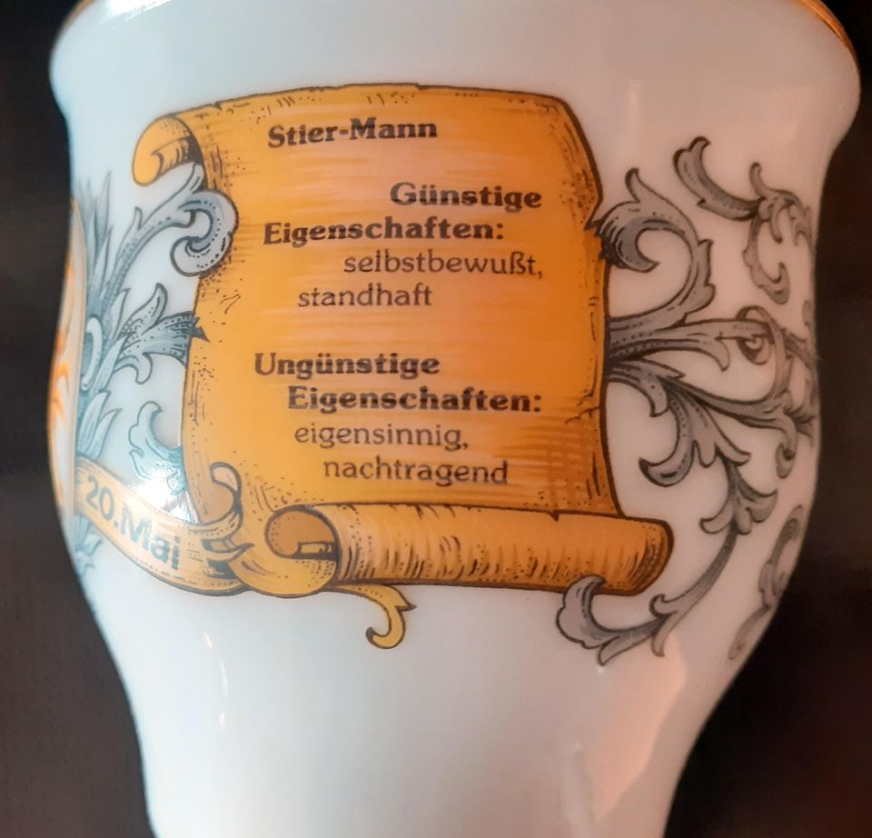 Becher, Vase, Sternzeichen Stier, Mann, Frau, 21.04. und 20.05. in Waldkirchen