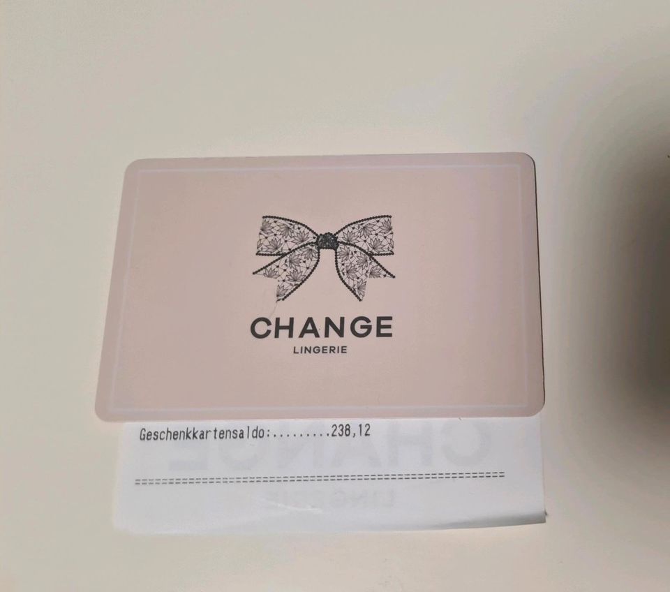 Gift Card/Gutschein Change Lingerie, Wert: 238.12€ in Metzingen